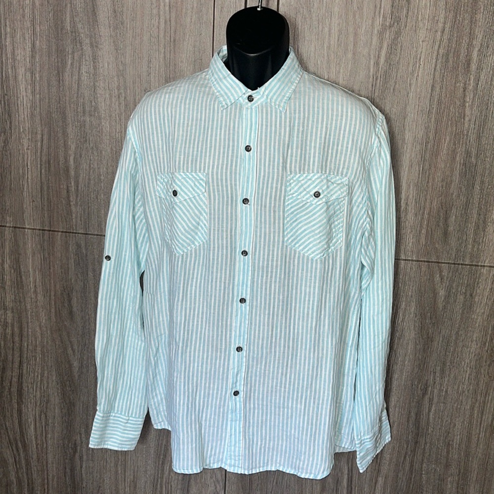 Earnest Sewn linen Button down shirt